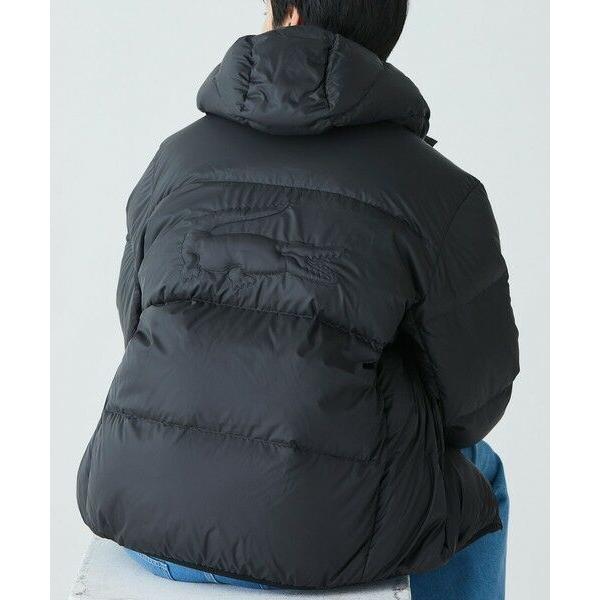 LACOSTE（ラコステ） 撥水 バックステッチ スタンドカラー フーデッド