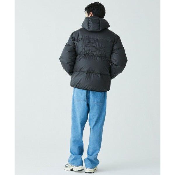 LACOSTE / ラコステ 撥水 バックステッチ スタンドカラー フーデッドダウンジャケットの画像