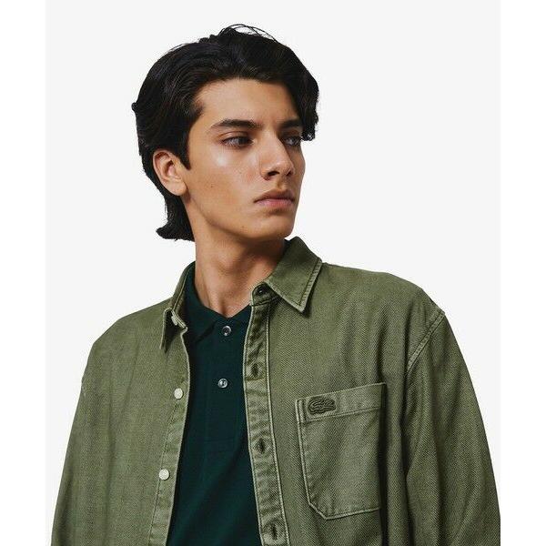 LACOSTE（ラコステ） ウォッシュドヘリンボーンネルシャツ