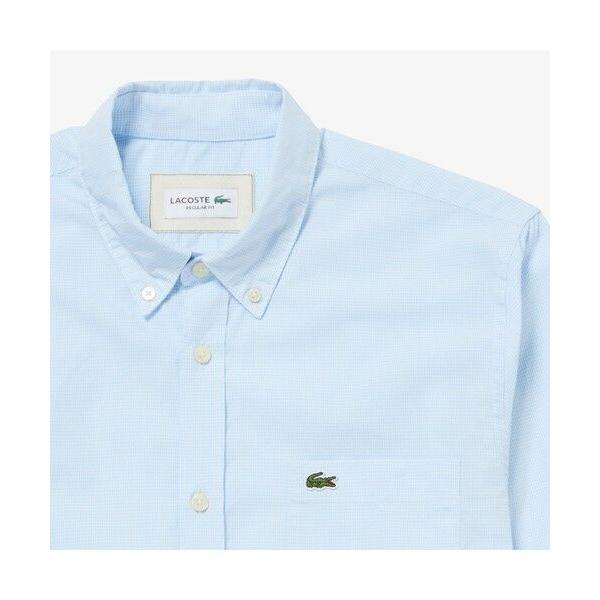 LACOSTE / ラコステ ギンガムチェックボタンダウンシャツ｜selectsquare｜09