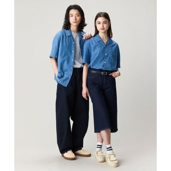 LACOSTE（ラコステ） オーバーサイズ オープンカラーデニムシャツ