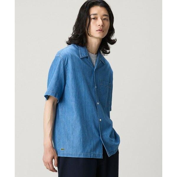 LACOSTE（ラコステ） オーバーサイズ オープンカラーデニムシャツ