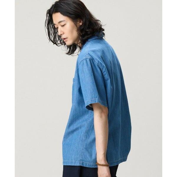 LACOSTE（ラコステ） オーバーサイズ オープンカラーデニムシャツ