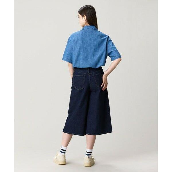 LACOSTE（ラコステ） オーバーサイズ オープンカラーデニムシャツ