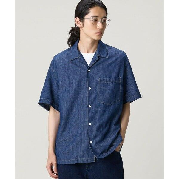 LACOSTE（ラコステ） オーバーサイズ オープンカラーデニムシャツ