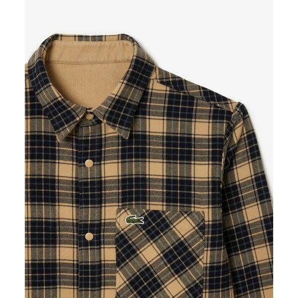 LACOSTE（ラコステ） 無地?チェックリバーシブルシャツ : タカシマヤ