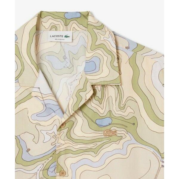 LACOSTE（ラコステ） シーズナルテキスタイルオープンカラーシャツ