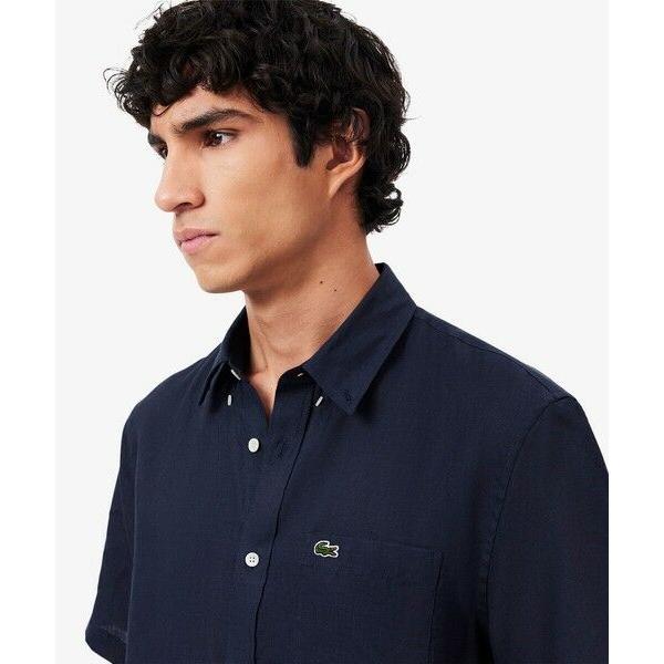 LACOSTE（ラコステ） リネンボタンダウンシャツ : タカシマヤ