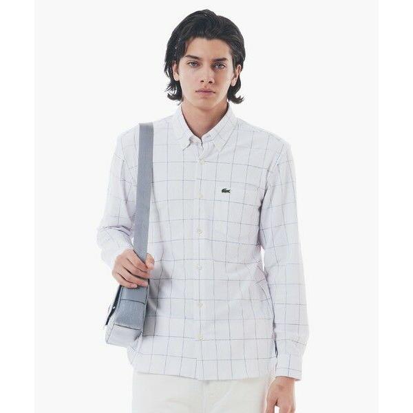 LACOSTE（ラコステ） 2WAYストレッチ ウインドウペンチェックボタン