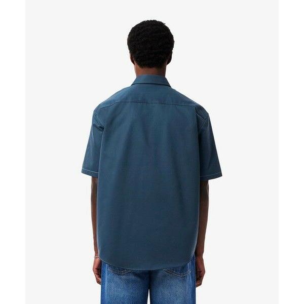 LACOSTE（ラコステ） シルクブレンドネームパッチボタンダウンシャツ