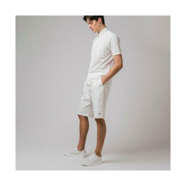 LACOSTE（ラコステ） クールマックスブレンド鹿の子地半袖シャツ