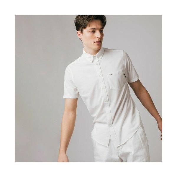LACOSTE（ラコステ） クールマックスブレンド鹿の子地半袖シャツ