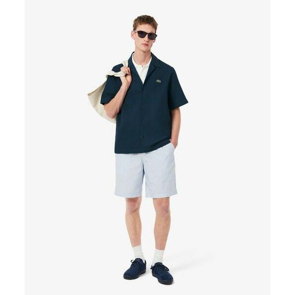 LACOSTE（ラコステ） ワッフルニットオープンカラーシャツ