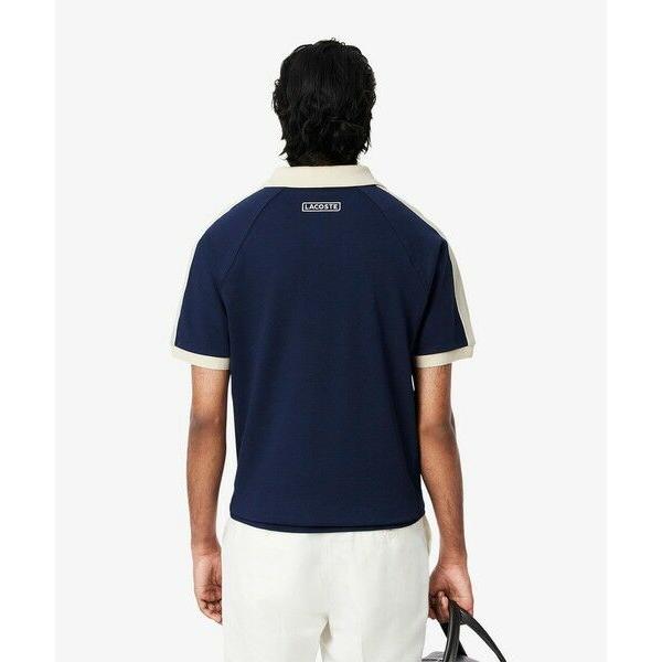 LACOSTE（ラコステ） メッシュショルダーオープンネックシャツ