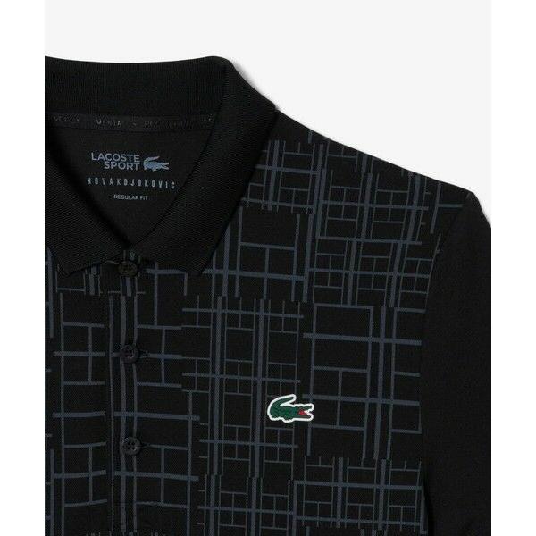 ラコステ　ノバクジョコビッチ　ポロシャツ　Lサイズ LACOSTE（ラコステ） 『ノバク・ジョコビッチ』ラケットプリント