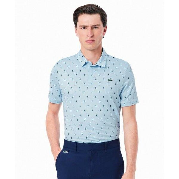 LACOSTE（ラコステ） UVカット ミニマム総柄プリント 比翼仕立て