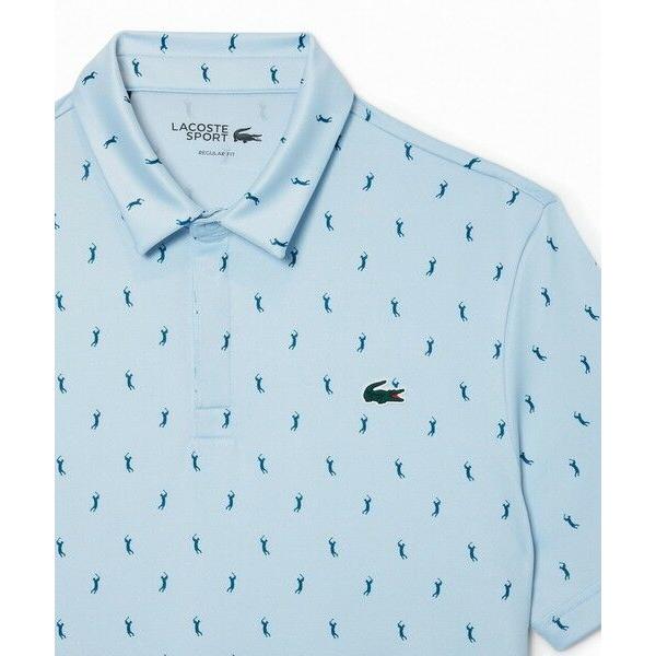 LACOSTE（ラコステ） UVカット ミニマム総柄プリント 比翼仕立て