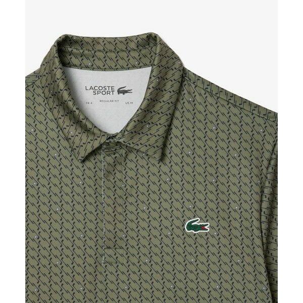LACOSTE（ラコステ） UVカット ミニマム総柄プリント 比翼仕立て