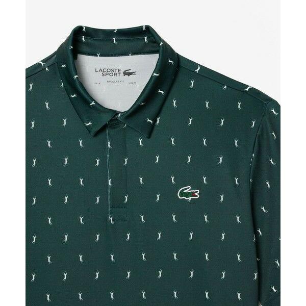 LACOSTE（ラコステ） UVカット ミニマム総柄プリント 比翼仕立て