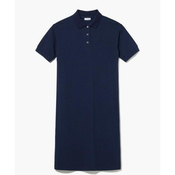 LACOSTE（ラコステ） ルーズフィット5分袖ポロドレス / ポロワンピース