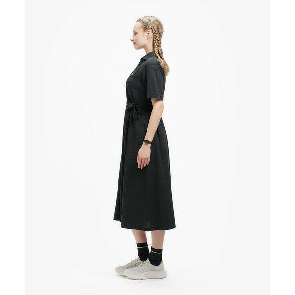 LACOSTE / ラコステ スキッパーネックポロドレス / マキシ丈フレアワンピースの画像