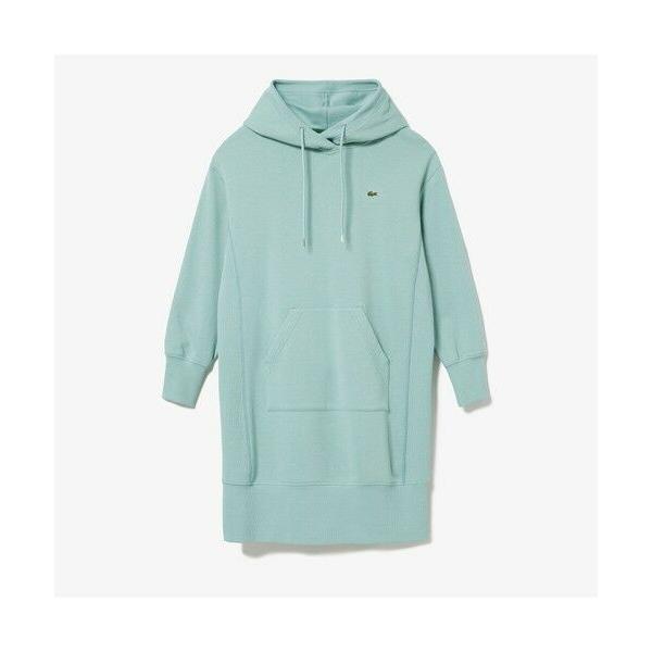 LACOSTE / ラコステ 裏毛スウェットフーディワンピース  
