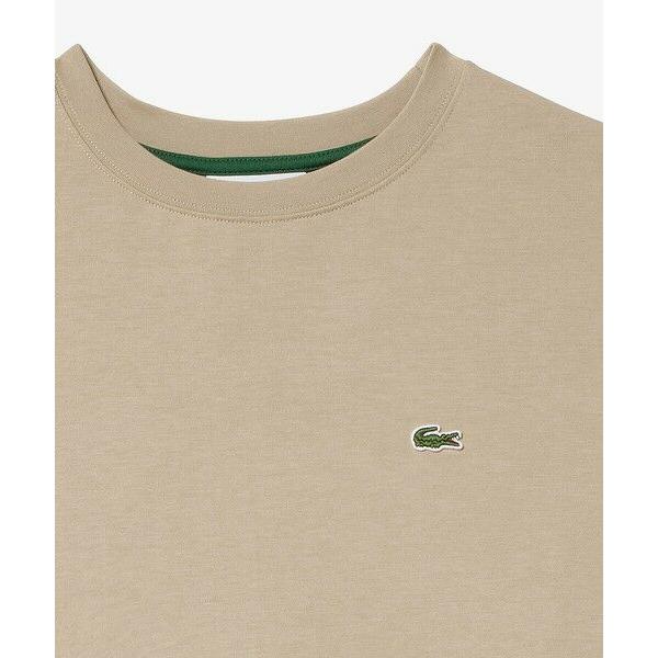 LACOSTE / ラコステ ティアード切り替え コットンドレス マキシ丈 ワンピースの画像