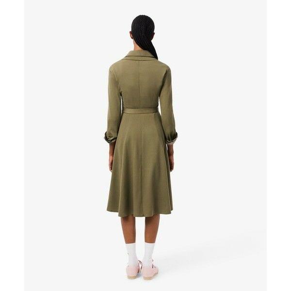 LACOSTE / ラコステ 鹿の子地ポロカラーシャツドレスの画像