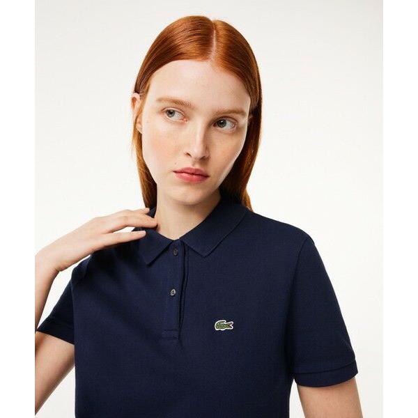 美品 LACOSTE ラコステ ワンピース ポロシャツ ネイビー ウエスト紐 S LACOSTE（ラコステ） ベーシックポロドレス : タカシマヤファッション