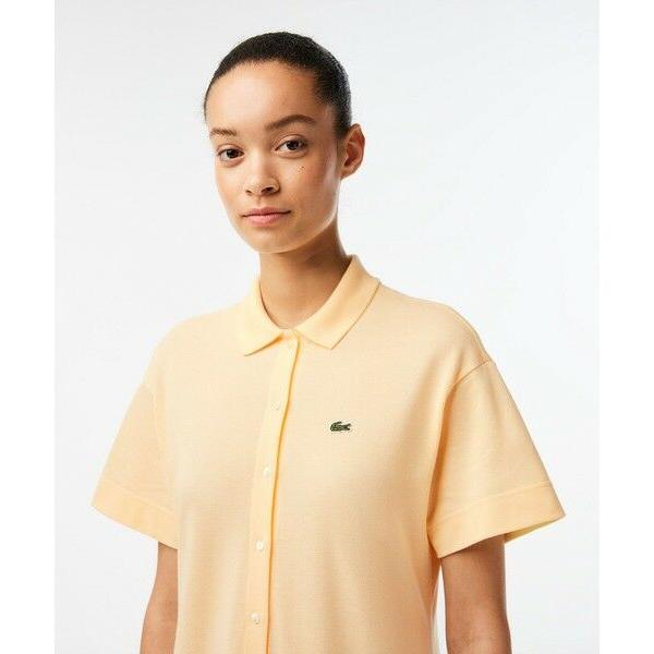 LACOSTE / ラコステ 鹿の子地シャツワンピース /シャツドレス 