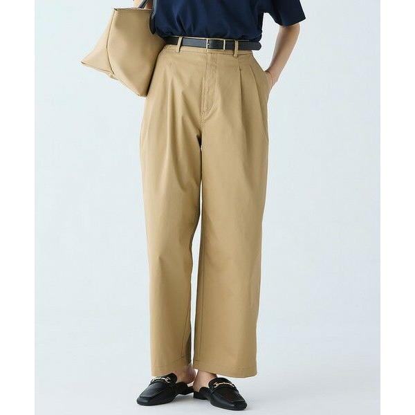 LACOSTE（ラコステ） ダブルタック ワイドチノトラウザーズパンツ