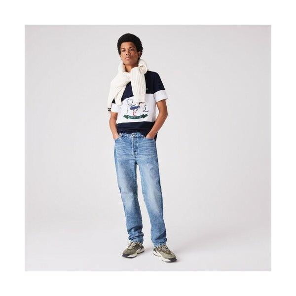 LACOSTE / ラコステ ラコステライブ サイドラインデニムパンツ LACOSTE / ラコステ ラコステライブ サイドラインデニムパンツ