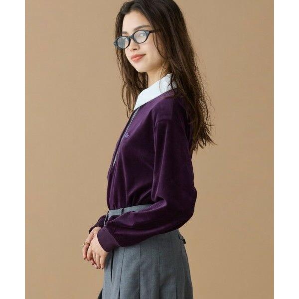 LACOSTE（ラコステ） ルーズシルエット サイドスリット ベロア 