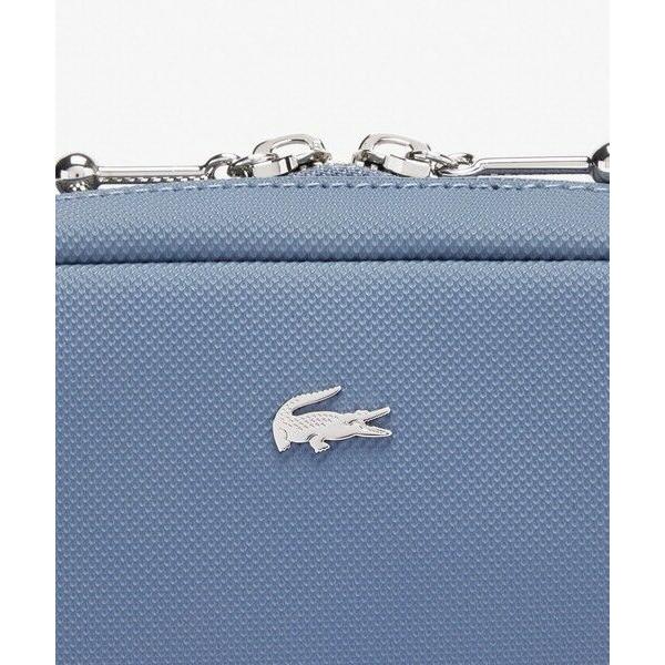 極美品 ラコステ ブリーフケース 2way レザー 鹿の子 エンボス 極美品 ラコステ ブリーフケース 2way レザー 鹿の子 エンボス