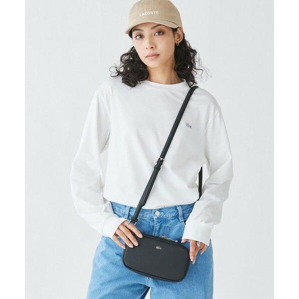 【LACOSTE】デイリーシティ 鹿の子エンボス加工ショルダーバッグ デイリーシティ 鹿の子エンボス加工 ショルダーバッグ | ラコステ