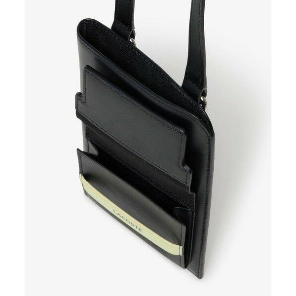 LACOSTE（ラコステ） レザースマホポーチ : タカシマヤファッション