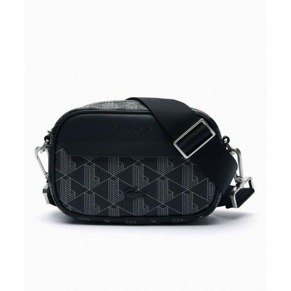LACOSTE モノグラムショルダーバッグ LACOSTE ショルダーバッグ NOMOGRAMME スプレットレザー