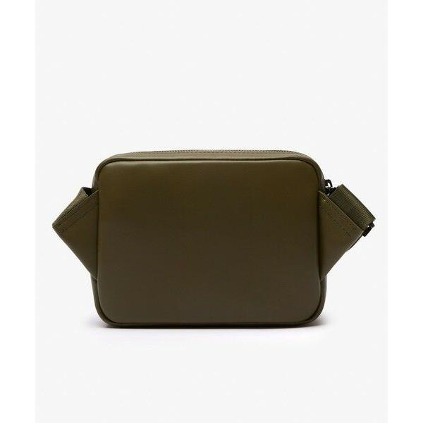 LACOSTE モノグラム レザーモノグラムリポーターバッグ モノグラム レザーモノグラムリポーターバッグ（ショルダー