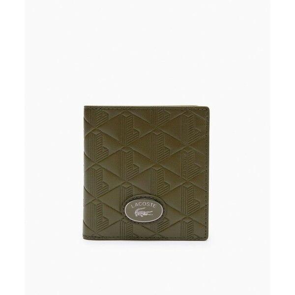 LACOSTE（ラコステ） モノグラム RFID 二つ折りレザーウォレット