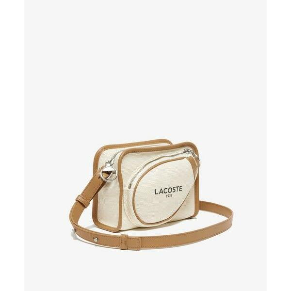 LACOSTE ヘリテージキャンバス テニススタイルショルダーバッグ LACOSTE（ラコステ）の「ヘリテージキャンバス テニススタイル
