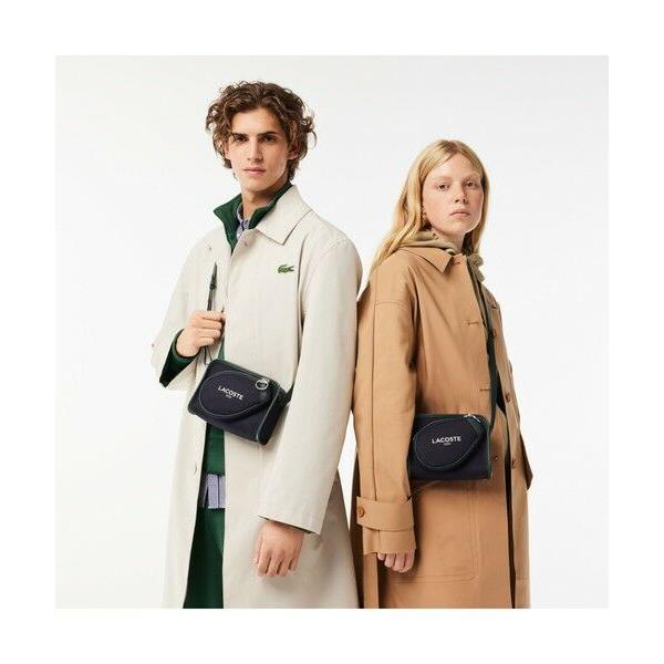 LACOSTE ヘリテージキャンバス テニススタイルショルダーバッグ LACOSTE（ラコステ）の「ヘリテージキャンバス テニススタイル