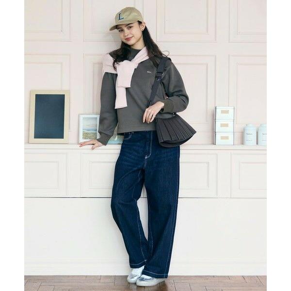 LACOSTE（ラコステ） LENGLEN レザープリーツハンドバッグ