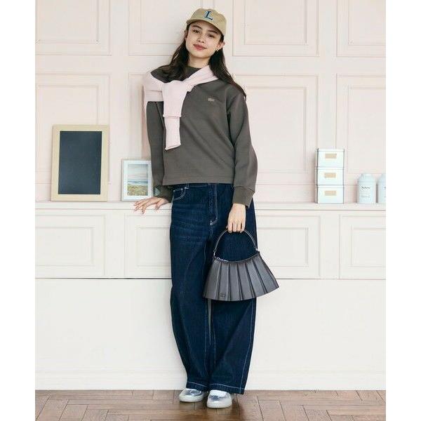 LACOSTE（ラコステ） LENGLEN レザープリーツハンドバッグ