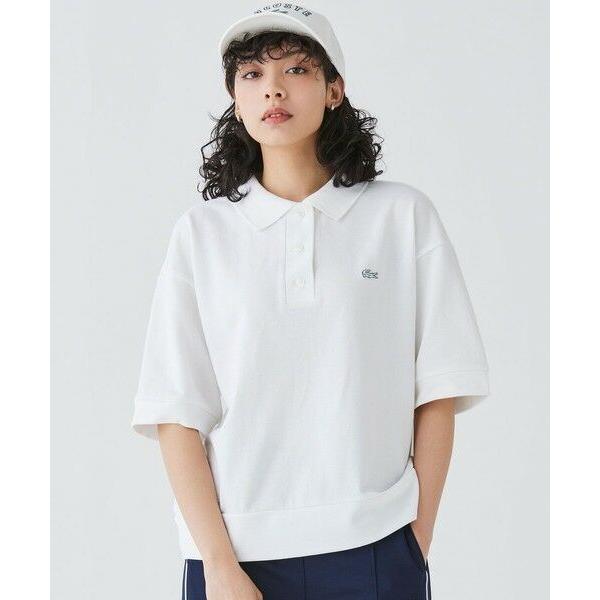 LACOSTE ポロシャツ ヘビーウェイト キモノスリーブ 鹿の子地ポロシャツ LACOSTE（ラコステ） ヘビーウェイト キモノスリーブ 鹿の子地