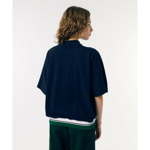 LACOSTE（ラコステ） ドルマンスリーブスキッパーネックポロシャツ