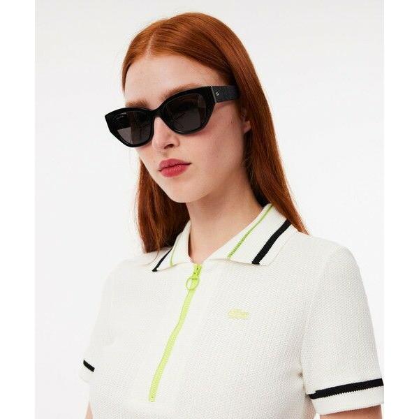 LACOSTE（ラコステ） ワッフルピケ ハーフジップポロシャツ