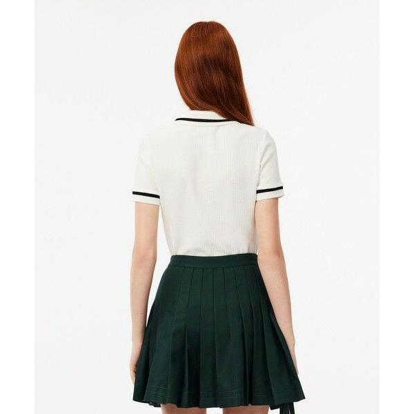 LACOSTE（ラコステ） ワッフルピケ ハーフジップポロシャツ