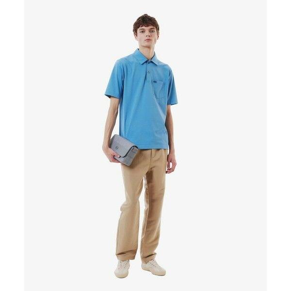 【ブルー】速乾ストレッチシングルジャージポロシャツ ラコステ LACOSTE 速乾ストレッチシングルジャージポロシャツ