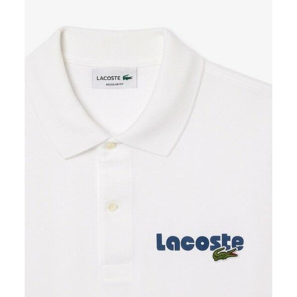 LACOSTE（ラコステ） ネームプリントウォッシュドポロシャツ 