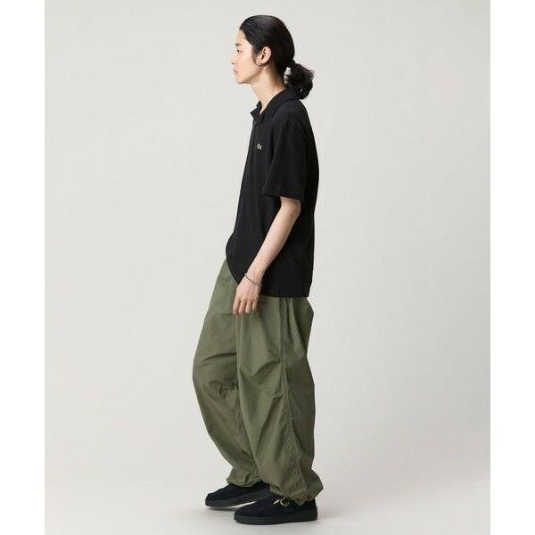 LACOSTE（ラコステ） コットン×リネン オープンカラーネックポロシャツ